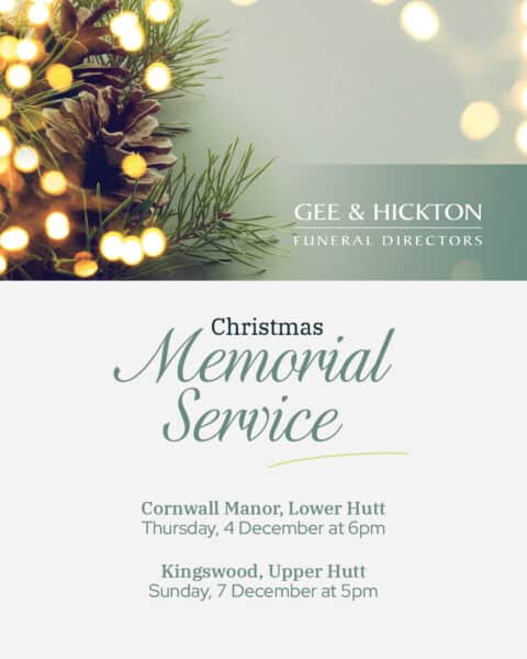 Christmas Memorial Service